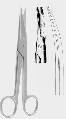 Ножиці МАЙО-НОБЛ (MAYO NOBL), вигнуті, 16,5 см (cm)